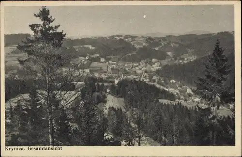 Ak Krynica Zdrój Polen, Gesamtansicht