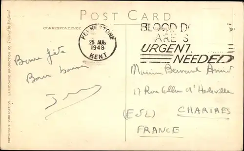 Ak Folkestone Kent England