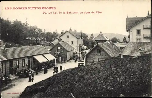 Ak Col de la Schlucht Vosges, Un Jour de Fete