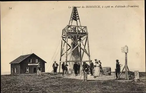 Ak Le Hohneck Lothringen Vosges, Le Sommet