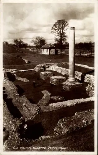 Ak Verulamium Hertfordshire England, The Roman Theatre