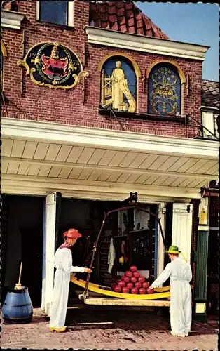 Ak Edam Volendam Nordholland Niederlande, Nederlandse Kaaswaag