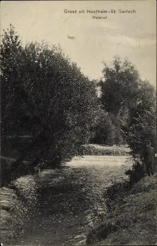 Ak Houthem Limburg Niederlande, St. Gerlach, Waterval