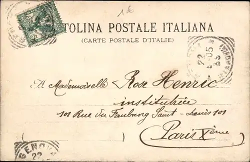 Ak Genova Genua Liguria, Panorama