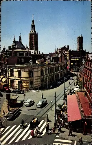 Ak 's Gravenhage Den Haag Südholland, Groenmarkt, Sankt Jacobs-Kirche