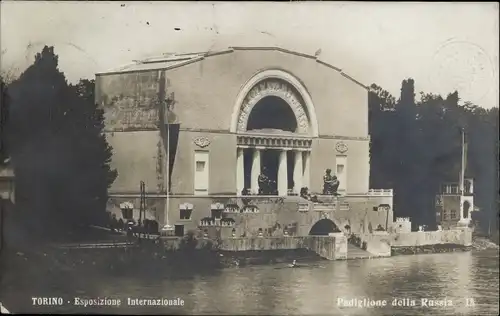 Ak Torino Turin Piemonte, Esposizione Internazionale, Padiglione della Russia, Weltausstellung 1911