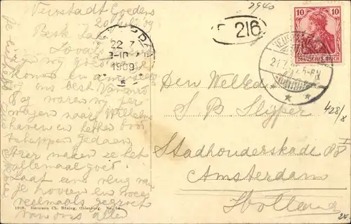 Ak Wilhelmshaven an der Nordsee, Roonstraße