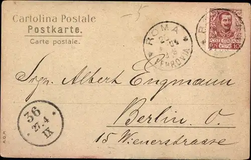 Ak Vittorio Emanuele III, Re d'Italia, Emile Loubet, Presidente Rep. Francese