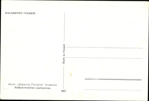 Künstler Ak Stryjenska, Z., Hufschmied, Kutsche