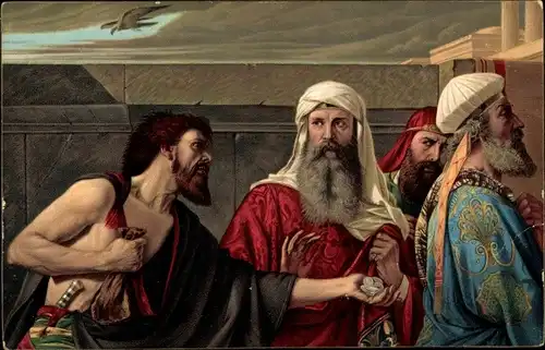 Künstler Ak Armitage, E., The Remorse of Judas