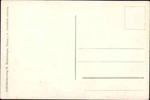 Künstler Ak Das Waisenkind, Ergzebirgisches Lied, Hilmar Mückenberger