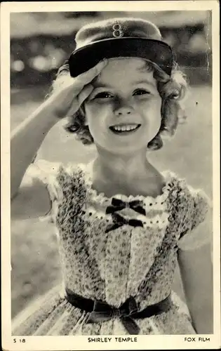 Ak Schauspielerin Shirley Temple, Portrait, Fox Film, S 18