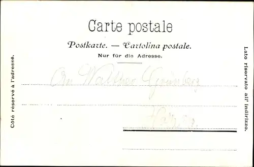 Litho Pochers Vaud Schweiz, Chemin de fer de Naye