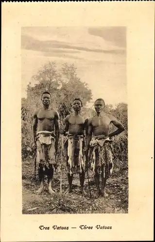 Ak Drei Vatuas, Afrikaner, Jäger, Gruppenbild