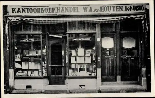 Ak Rotterdam Südholland Niederlande, Kantoorboekhandel W. A. van Houten