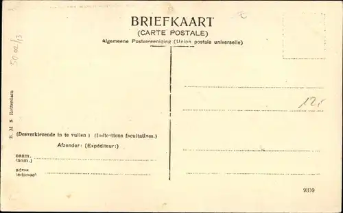 Ak Rotterdam Südholland Niederlande, Versiering Zandstraat 1900