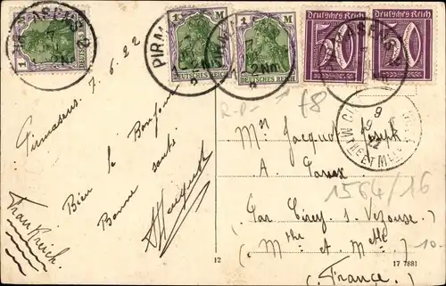 Ak Pirmasens am Pfälzerwald, Gesamtansicht