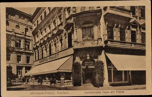 Ak Aachen, Monopol Palast, Hotel