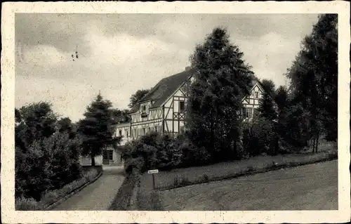 Ak Burg an der Wupper Solingen, Jagenberg, Kaffeeterrassen Waldhaus Bergblick, Bes. O. Berger