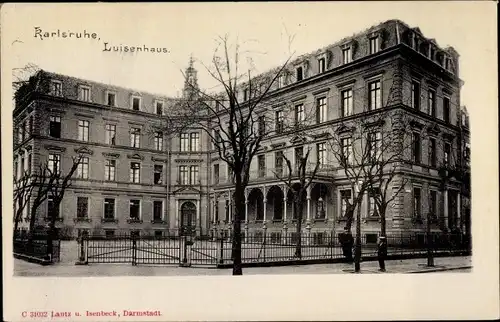 Ak Karlsruhe in Baden, Luisenhaus