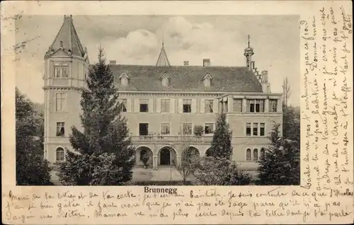 Ak Kreuzlingen Kanton Thurgau, Schloss Brunnegg