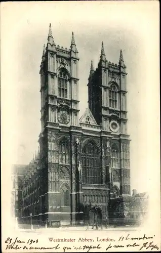 Ak Westminster London City, Westminster Abbey