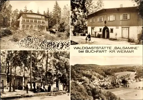 Ak Buchfart Thüringen, Waldgaststätte Balsamine, Ferienheim VEB Schuhkombinat Paul Schäfer Erfurt