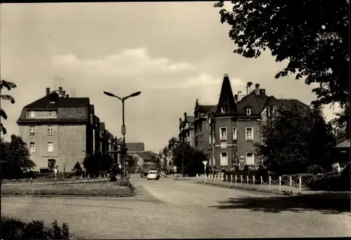 Ak Flöha in Sachsen, Straßenpartie