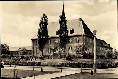 Ak Lengefeld Erzgebirge, Schule