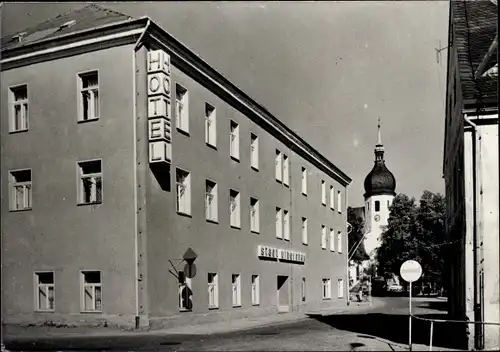 Ak Olbernhau im Erzgebirge, Hotel Stadt Olbernhau