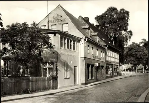 Ak Olbernhau im Erzgebirge Sachsen, HO-Cafe Central, Grünthaler Straße