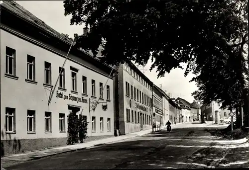 Ak Zöblitz Marienberg im Erzgebirge, Hotel zum schwarzen Bären
