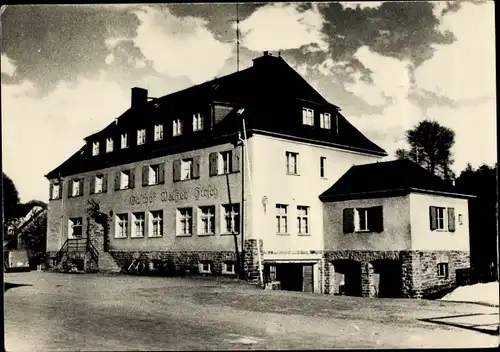 Ak Rübenau Marienberg im Erzgebirge Sachsen, Gasthof Weißer Hirsch