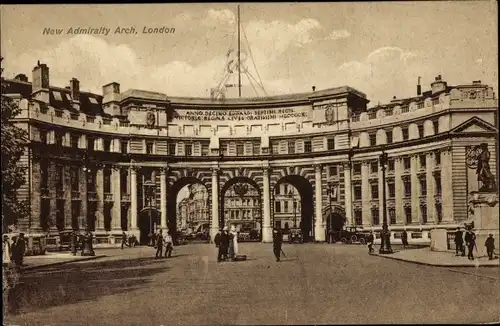 Ak London City England, New Admiralty Arch