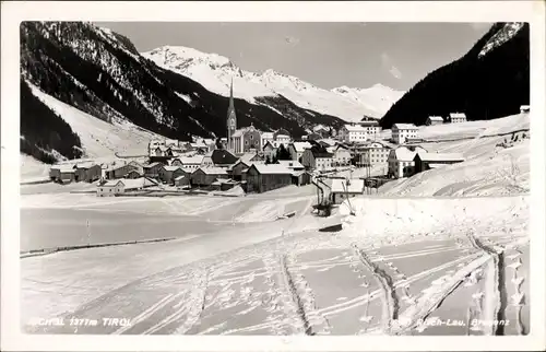 Ak Ischgl Tirol, Wintermotiv vom Ort