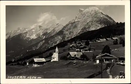 Ak Mösern Telfs in Tirol, Teilansicht