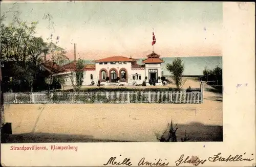Ak Klampenborg Dänemark, Strandpavillionen
