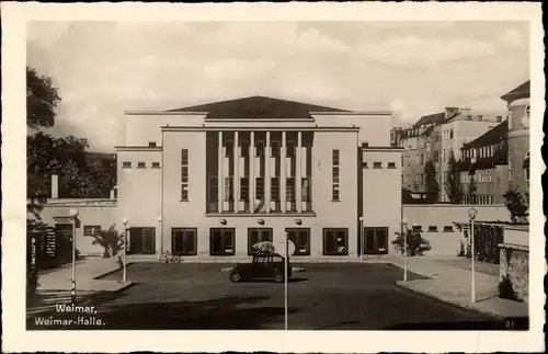 Ak Weimar in Thüringen, Weimarhalle