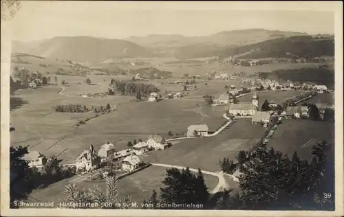 Ak Hinterzarten im Schwarzwald, Panorama vom Scheibenfelsen aus