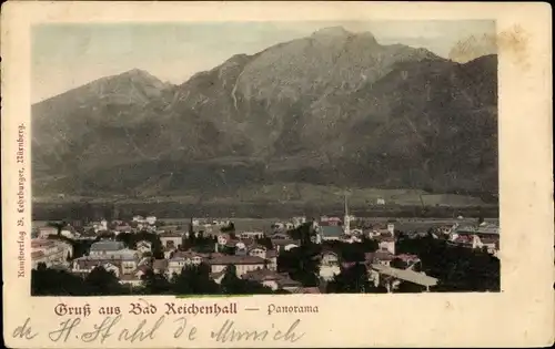 Ak Bad Reichenhall in Oberbayern, Panorama