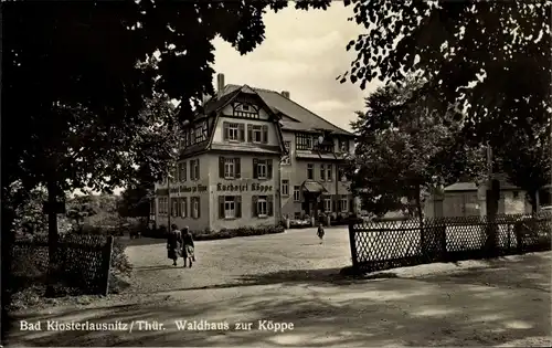 Ak Bad Klosterlausnitz in Thüringen, Waldhaus zur Köppe