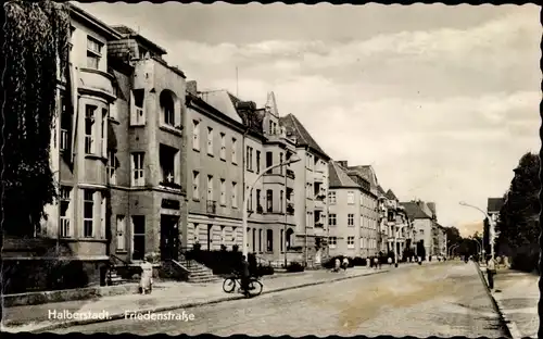 Ak Halberstadt Sachsen Anhalt, Friedenstraße