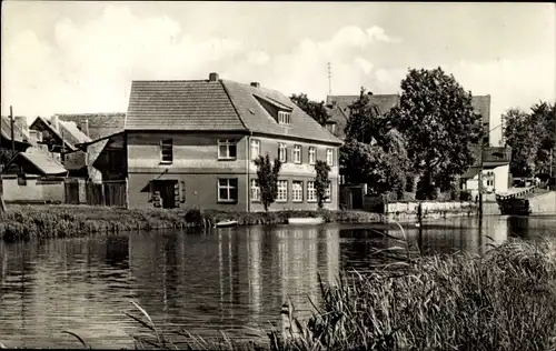 Ak Lübz in Mecklenburg, An der Elde