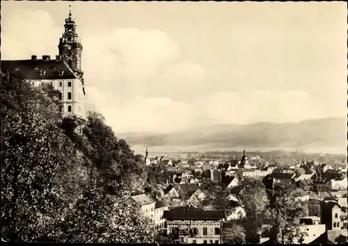 Ak Rudolstadt in Thüringen, Heidecksburg mit Blick auf die Stadt