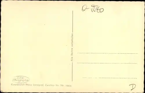 Ak Weißenborn Zwickau in Sachsen, Kirche, Straßenpartie