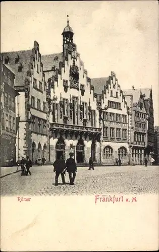 Ak Frankfurt am Main, Rathaus Römer