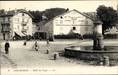 Ak Gérardmer Lothringen Vosges, Hotel des Vosges