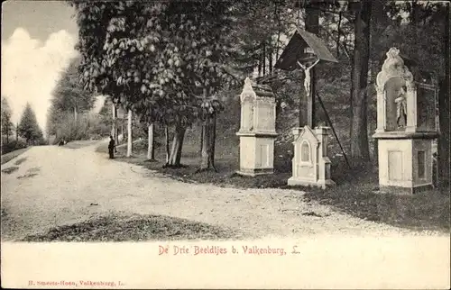 Ak Valkenburg (L.) Limburg Niederlande, De Drie Beeldtjes