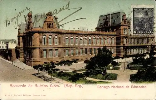 Ak Buenos Aires Argentinien, Consejo Nacional de Educacion