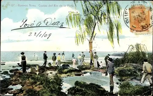 Ak Buenos Aires Argentinien, Costas del Rio de la Plata